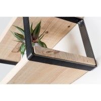 SUPORTE PRATELEIRA RETÂNGULAR PRETO 20x25CM 30KG SUPORTE PRATELEIRA RETÂNGULAR PRETO 20x25CM 30KG