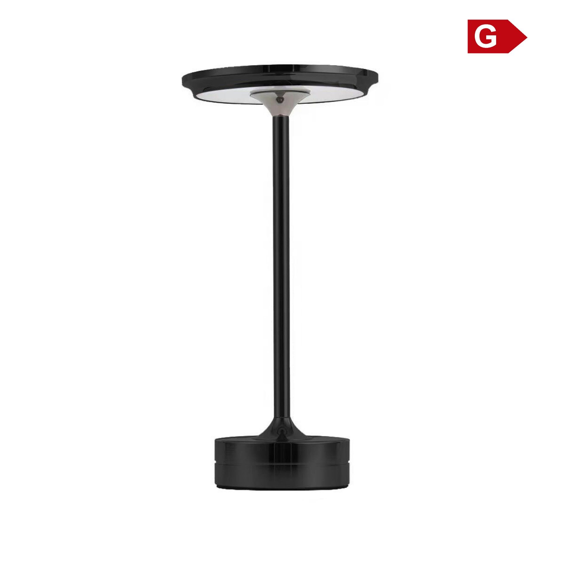 Candeeiro Mesa Smooth LED Interior/Exterior a Bateria Preto