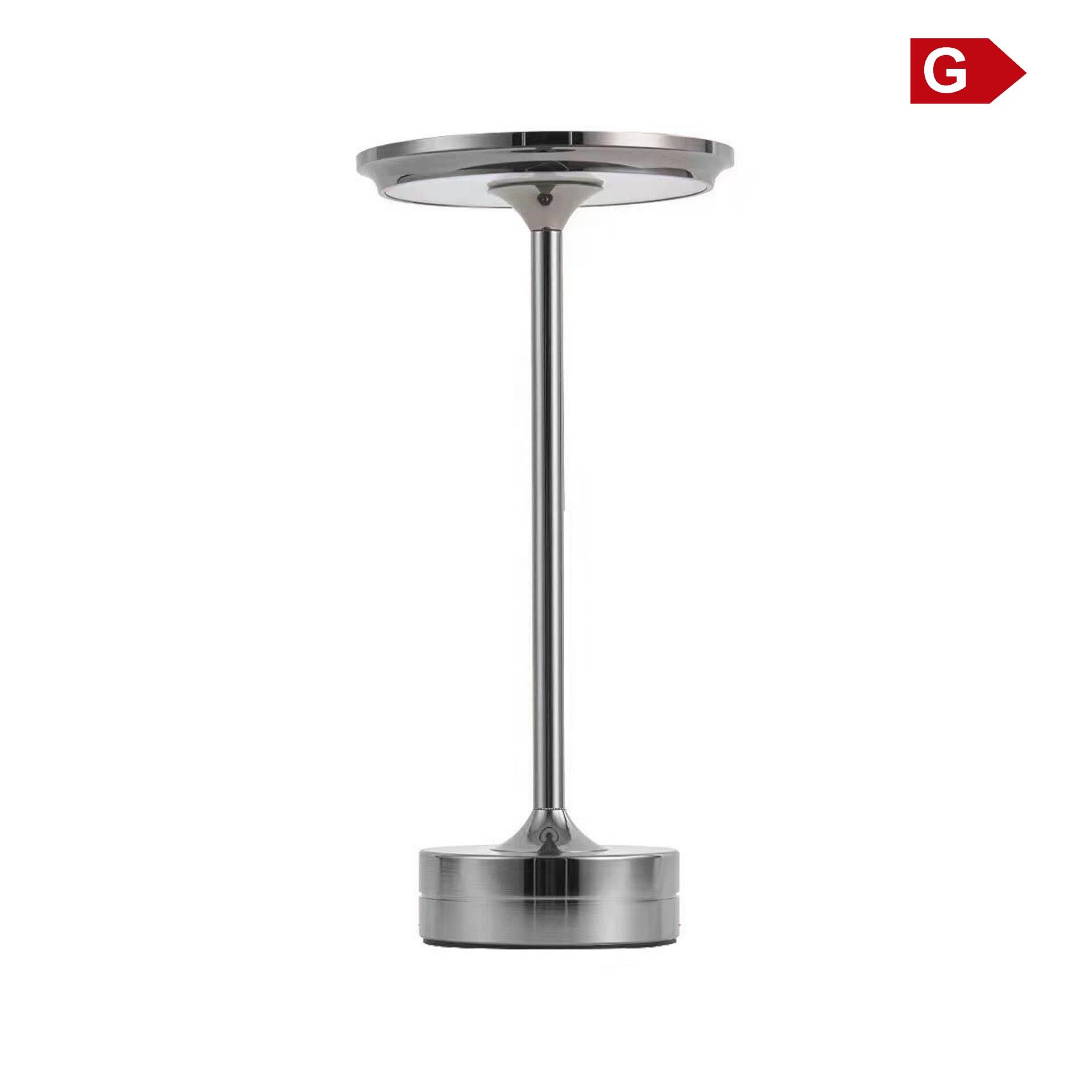 Candeeiro Mesa Smooth LED Interior/Exterior a Bateria Silver