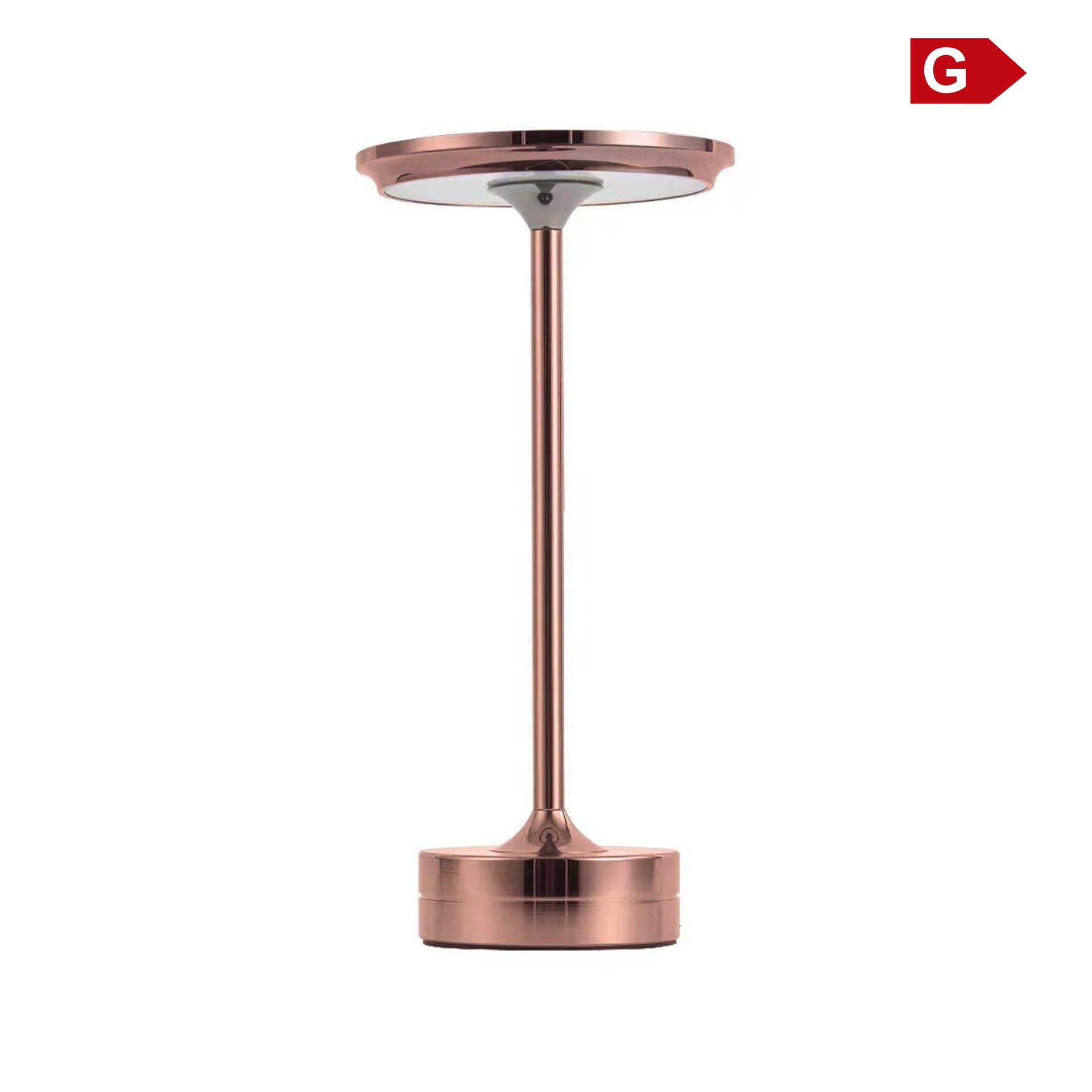 Candeeiro Mesa Smooth LED Interior/Exterior a Bateria Cobre