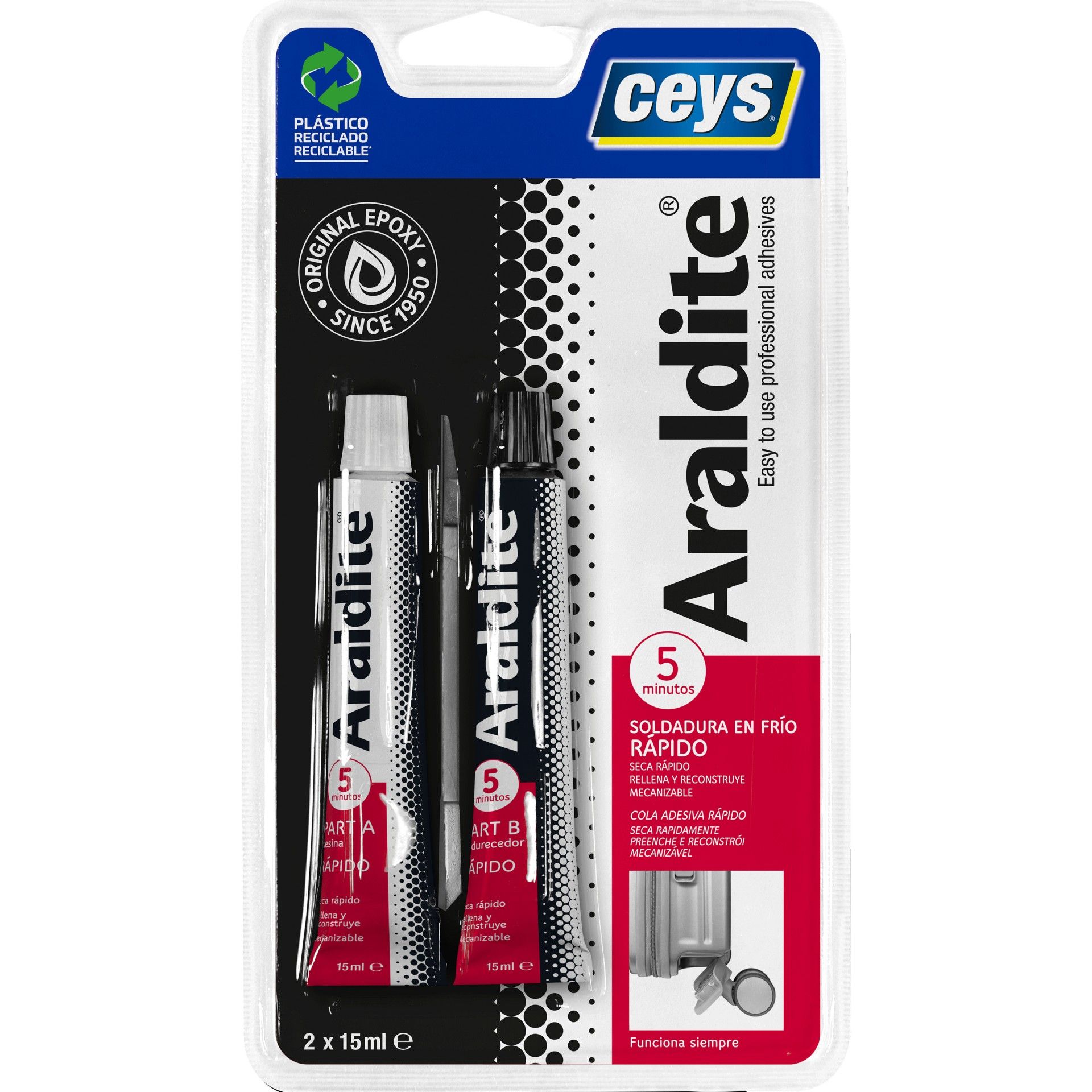 Cola ARALDITE Rápida 15+15ml