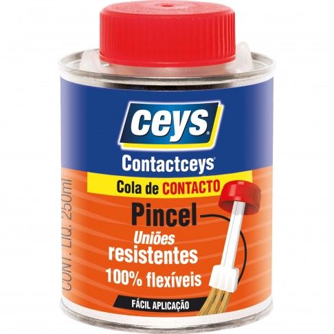 Cola de Contacto CEYS com pincel 1/4L Cola de Contacto CEYS com pincel 1/4L
