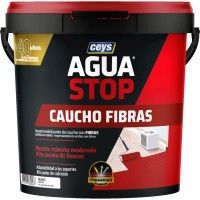 Aguastop Borracha Acrílica Fibras Branco 5Kg Aguastop Borracha Acrílica Fibras Branco 5Kg