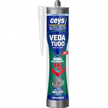 Silicone Neutro Veda Tudo Transparente 280ml