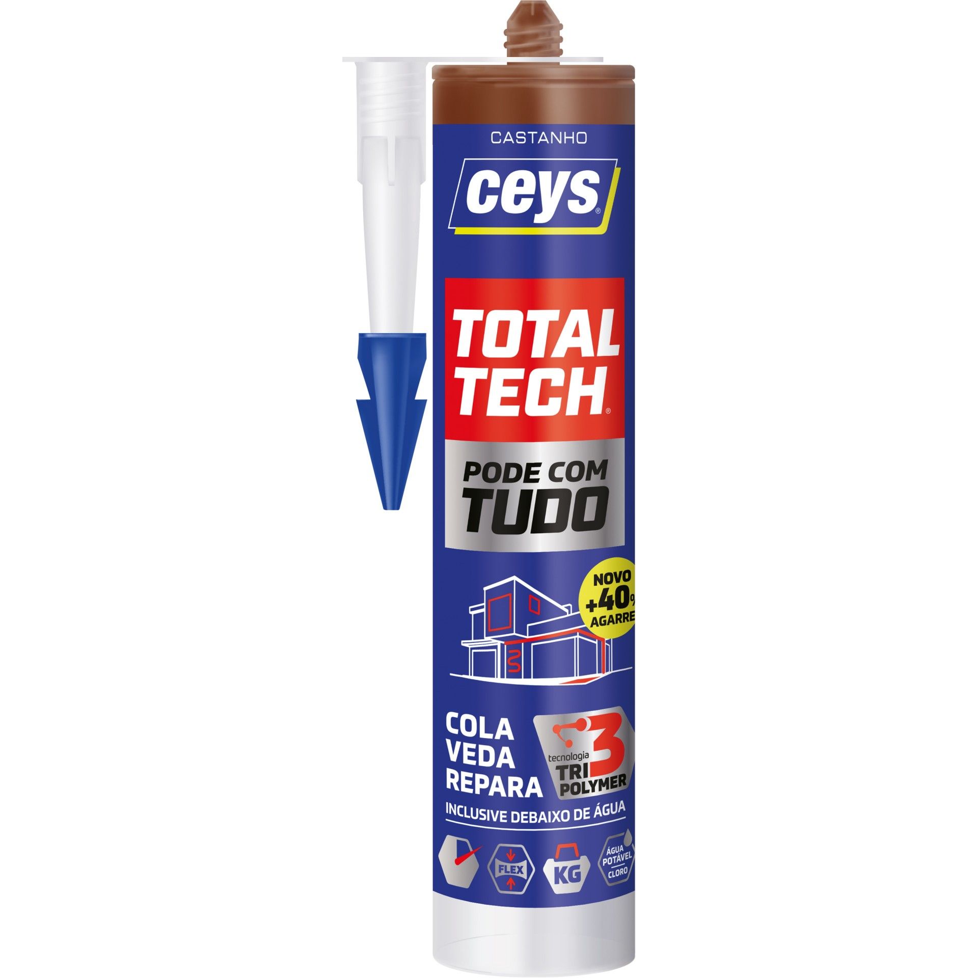 Cola&Veda Total Tech Castanho 290ml