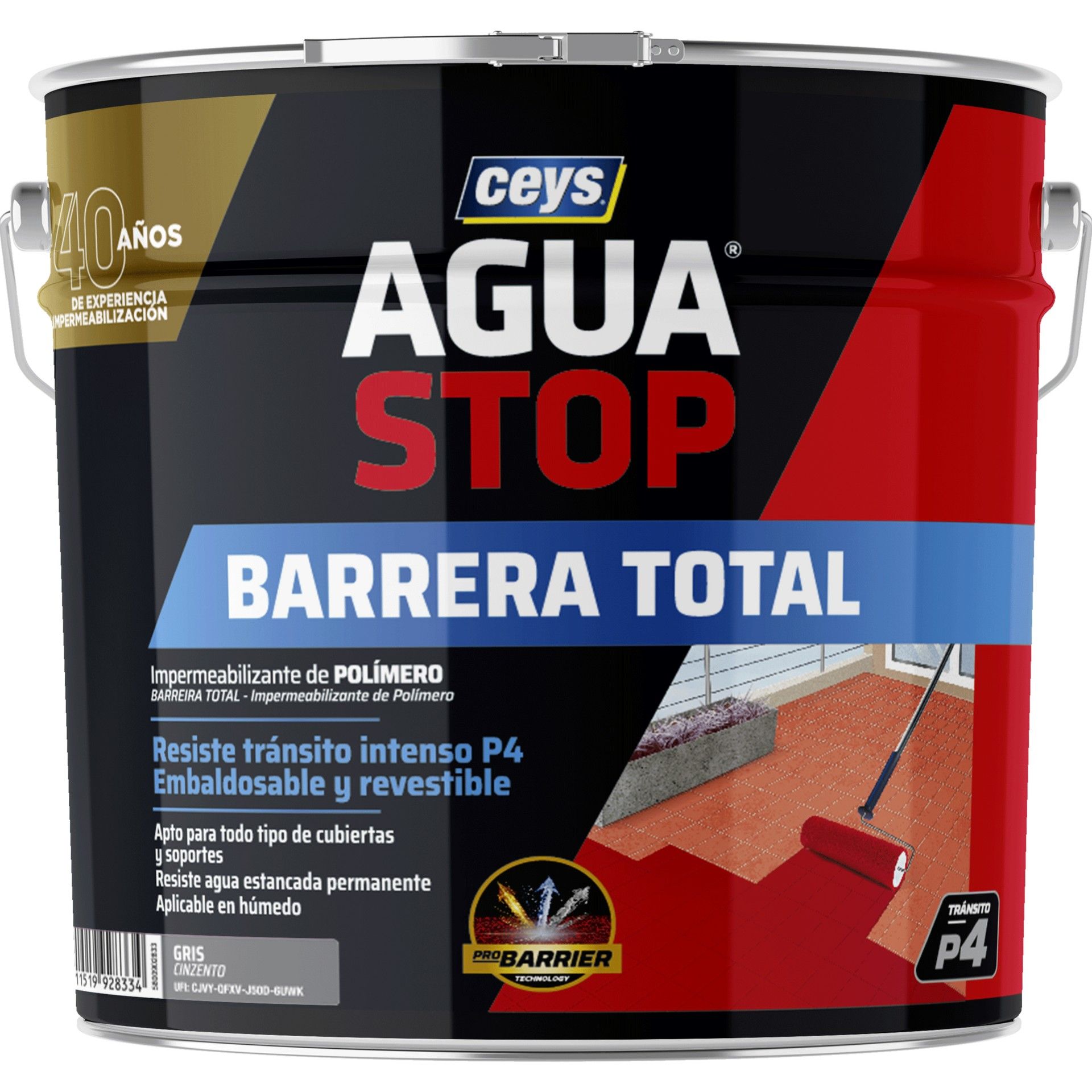 Aguastop Barreira Total Cinza 4kg