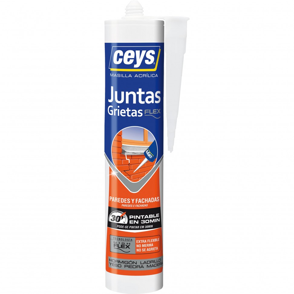 Massa Acr�lica Fendas Branco 280ml