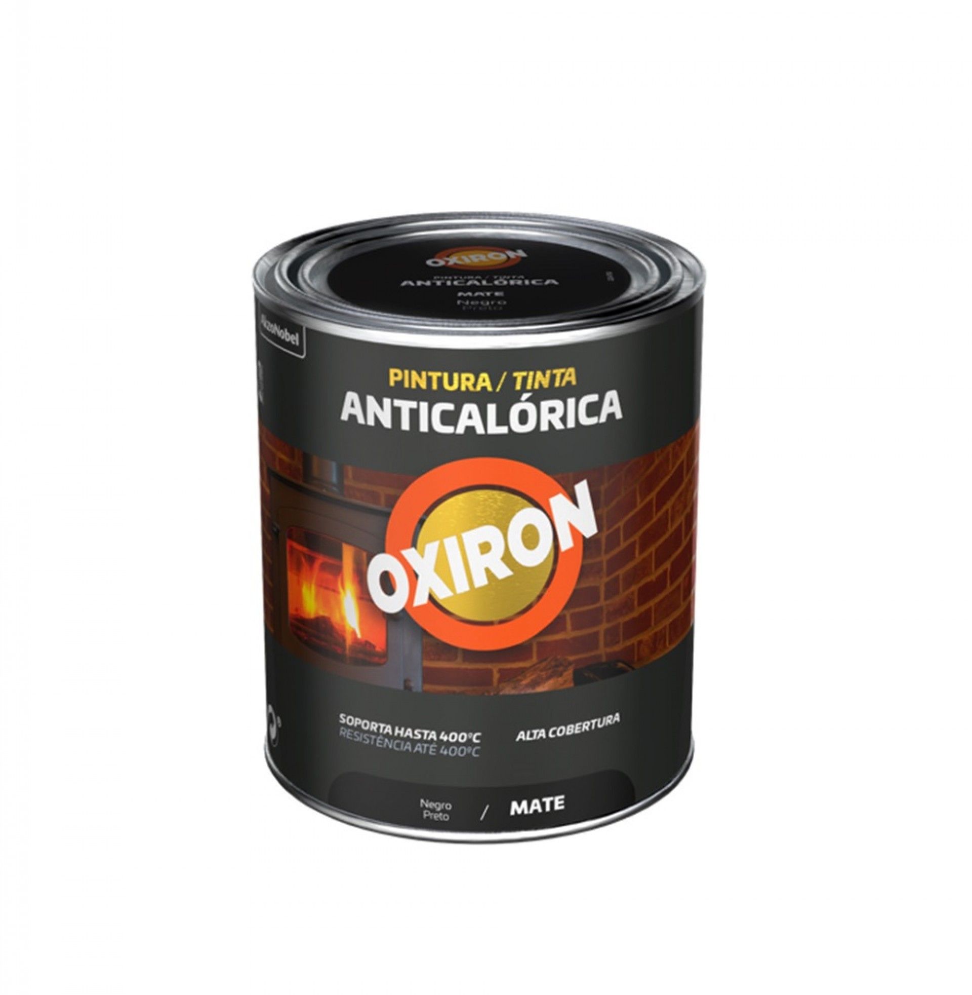 Tinta Alta Temperatura Negro 750ml