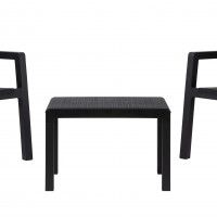 CONJUNTO 2 CADEIRAS + MESA RIVIERA ANTRACITE CONJUNTO 2 CADEIRAS + MESA RIVIERA ANTRACITE