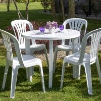 Mesa Redonda Viana 90cm Branca