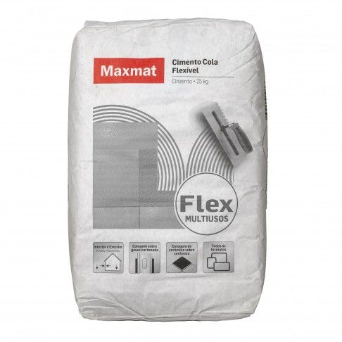 CIMENTO COLA MULTI MAXMAT CINZA 25KG CIMENTO COLA MULTI MAXMAT CINZA 25KG