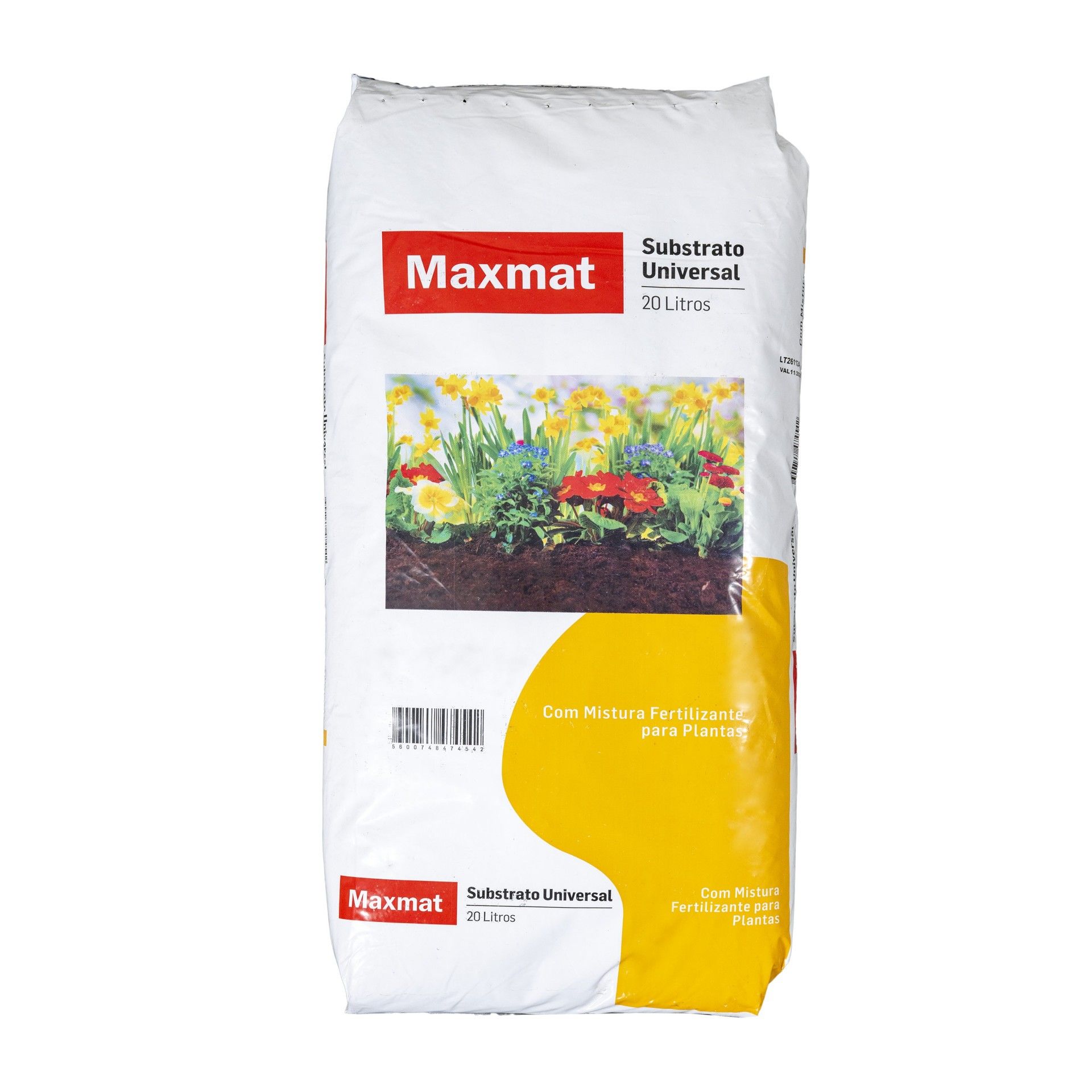 SUBSTRATO UNIVERSAL FERTILIZANTE MAXMAT 20L