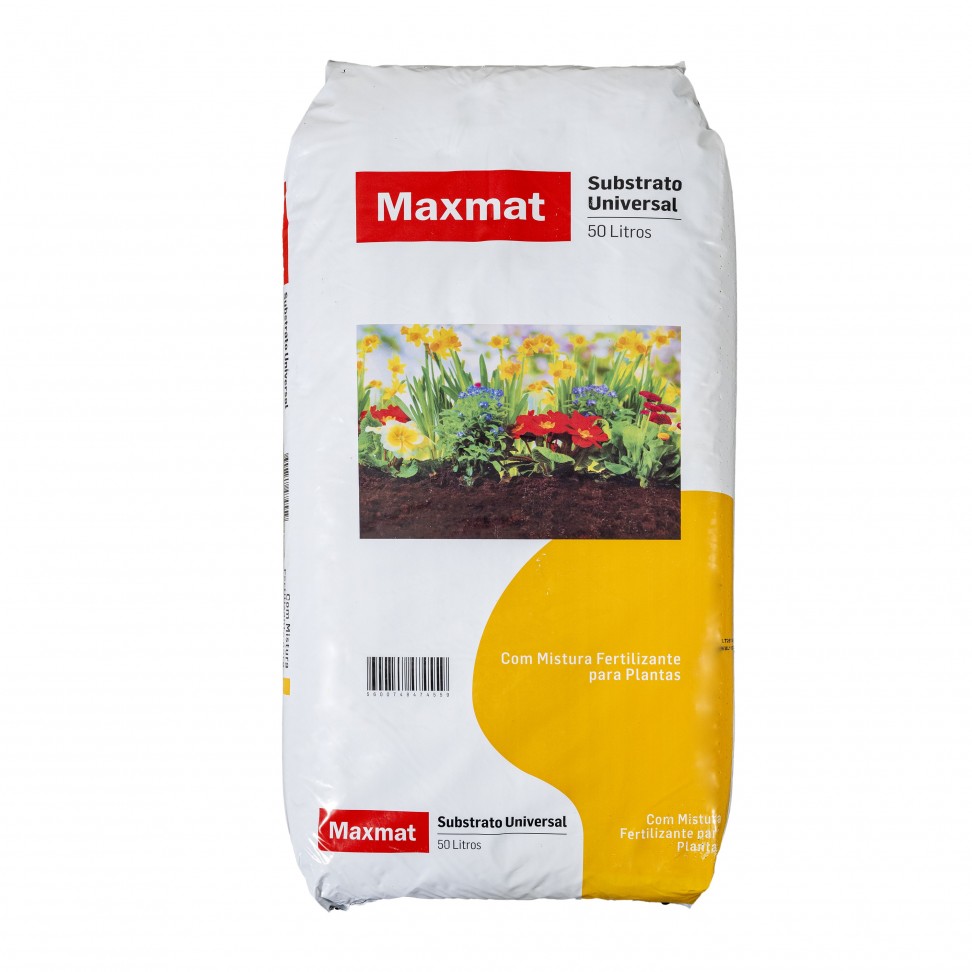 SUBSTRATO UNIVERSAL FERTILIZANTE.MAXMAT 50L