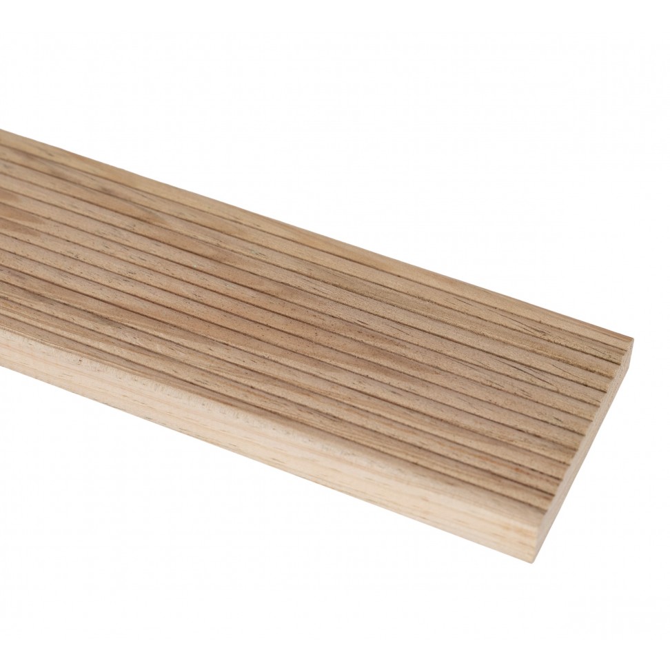 Deck Tratado e Ranhurado 20x90x2400mm