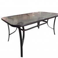 MESA METAL/VIDRO 150X90CM MESA METAL/VIDRO 150X90CM