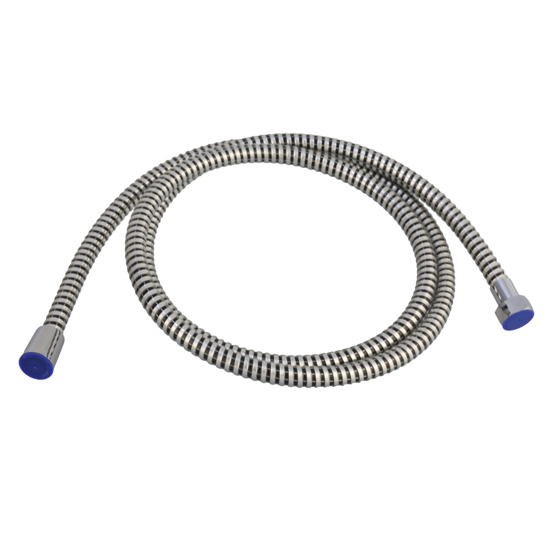 Ligação Chuveiro Pvc Cromado/Preto 175cm