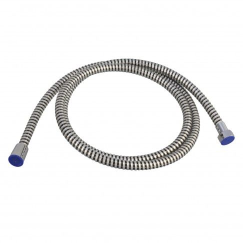 Ligação Chuveiro Pvc Cromado/Preto 175cm Ligação Chuveiro Pvc Cromado/Preto 175cm