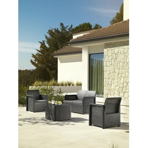 CONJUNTO NASSAU STORAGE GRAFITO 4 LUGARES CONJUNTO NASSAU STORAGE GRAFITO 4 LUGARES