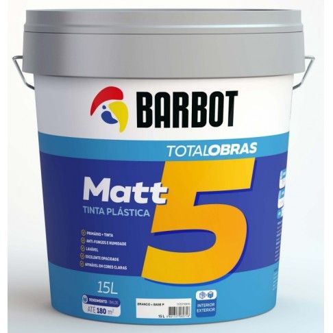 Tinta MATT5 Int/Ext. Fungos Branco 15L