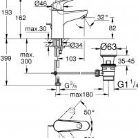 Torneira de Lavatório Swift Grohe Torneira de Lavatório Swift Grohe