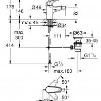 Torneira de Bidé Swift Grohe Torneira de Bidé Swift Grohe