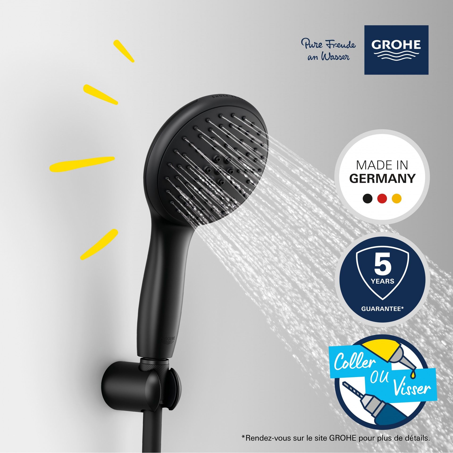 Kit Chuveiro 2 Funções Vitalio Start 110 Preto