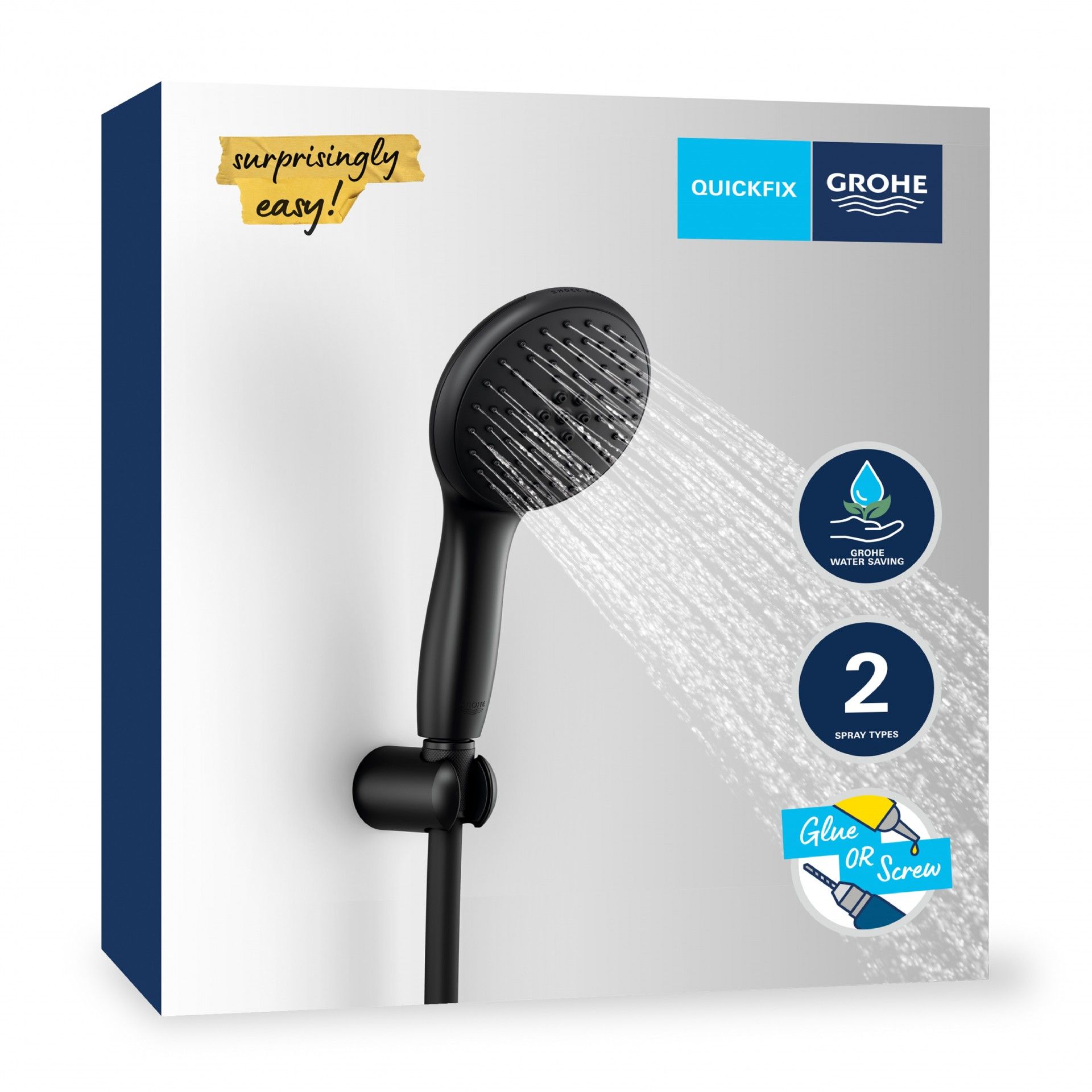 Kit Chuveiro 2 Funções Vitalio Start 110 Preto