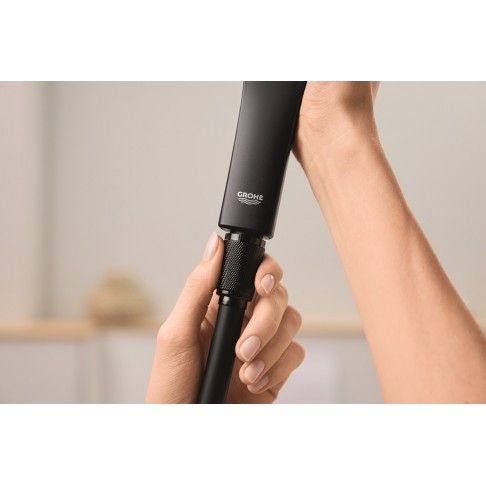 Ligação Chuveiro Pvc 1,75m Preto Mate Grohe Ligação Chuveiro Pvc 1,75m Preto Mate Grohe