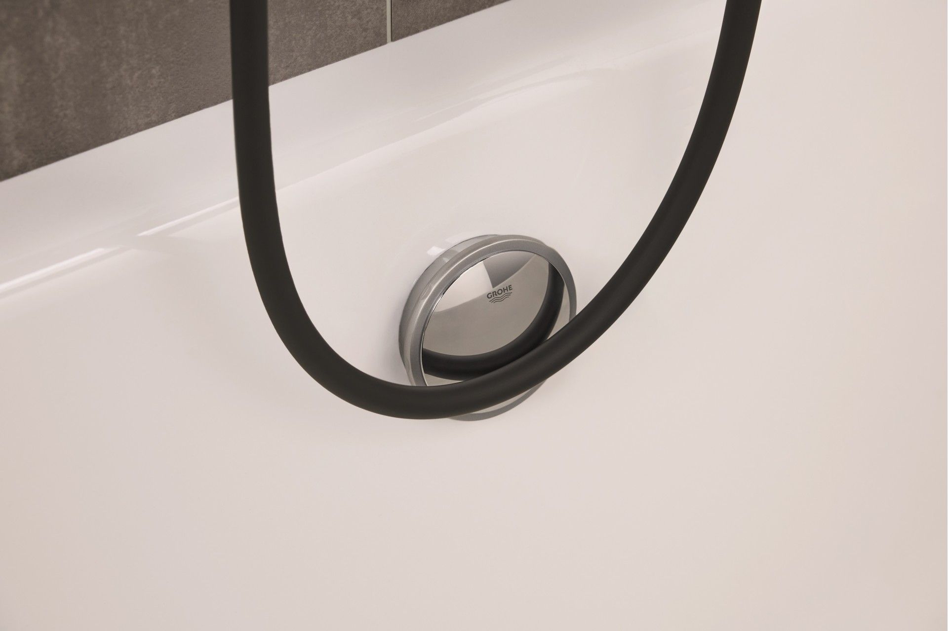 Ligação Chuveiro Pvc 1,75m Preto Mate Grohe