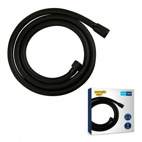 Ligação Chuveiro Pvc 1,50m Preto Mate Grohe Ligação Chuveiro Pvc 1,50m Preto Mate Grohe