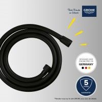 Ligação Chuveiro Pvc 1,50m Preto Mate Grohe Ligação Chuveiro Pvc 1,50m Preto Mate Grohe