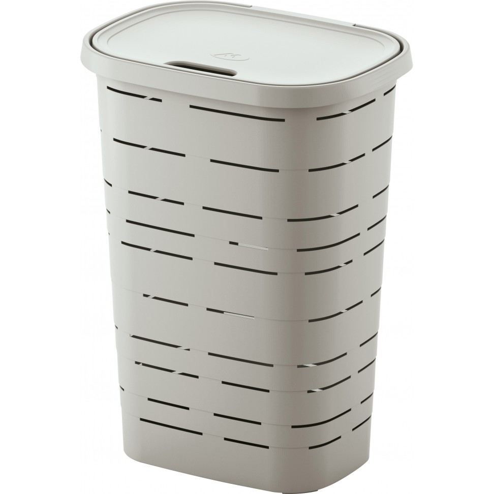 Cesto de Roupa 55 Litros Creme
