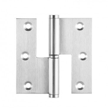 Dobradia de porta balano esquerda 3.5" Inox 3un