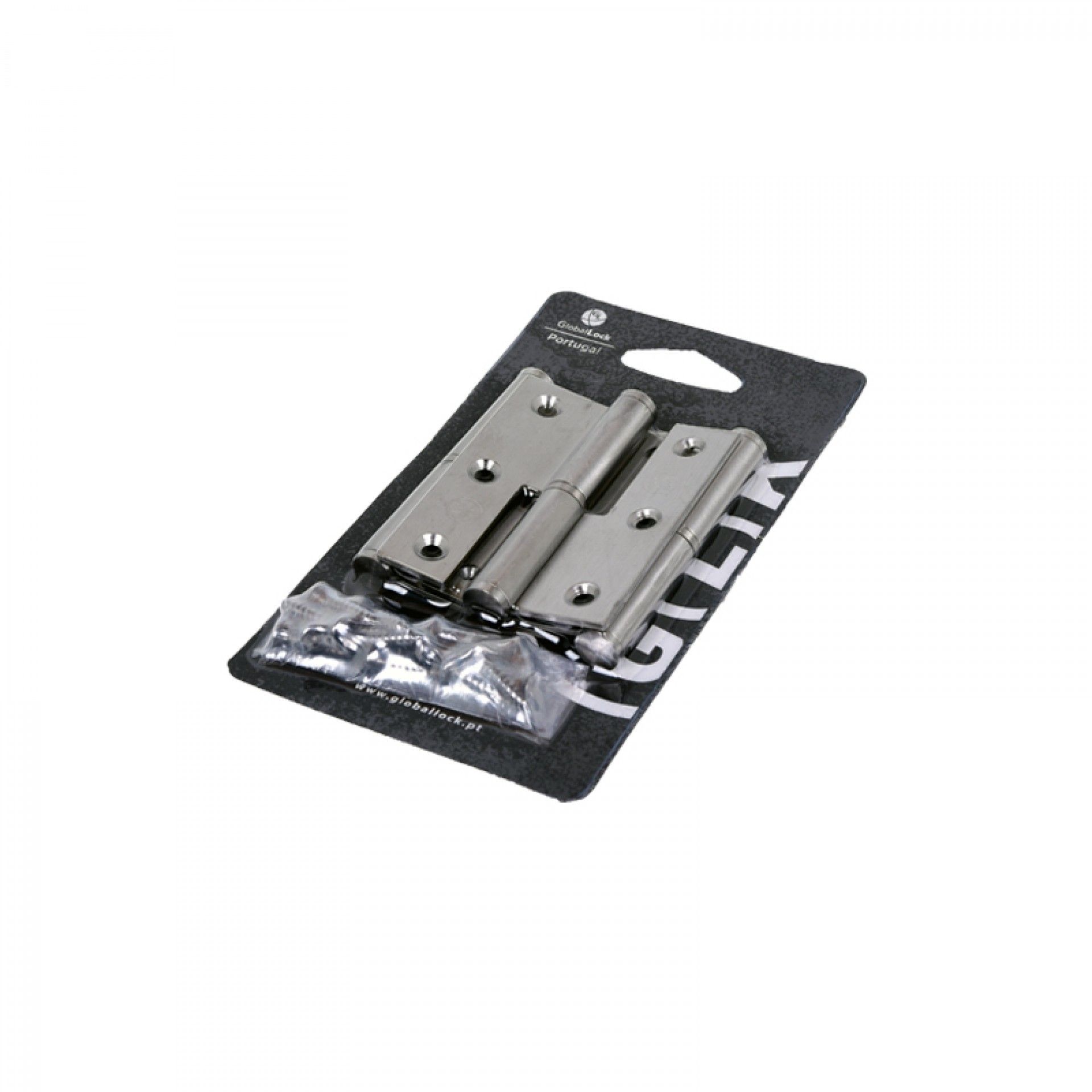 Dobradiça de porta balanço direita 3.5" Inox 3un