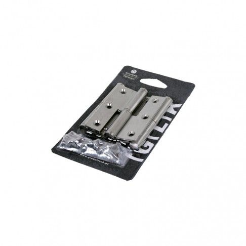 Dobradiça Direita 3" Inox 3un Dobradiça Direita 3" Inox 3un