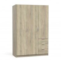 Roupeiro Madrid 180x120x50cm Carvalho Roupeiro Madrid 180x120x50cm Carvalho