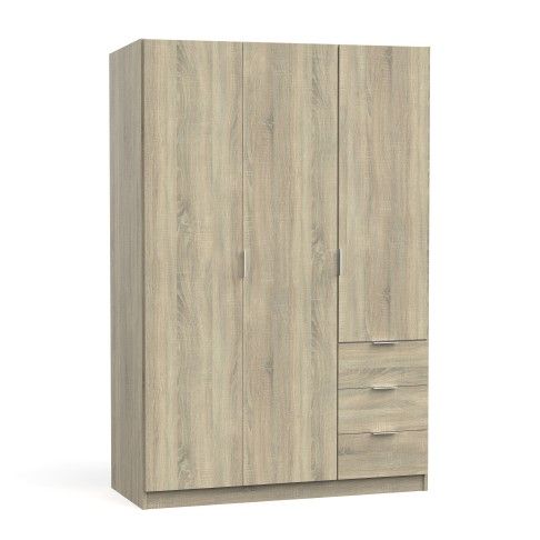 Roupeiro Madrid 180x120x50cm Carvalho Roupeiro Madrid 180x120x50cm Carvalho
