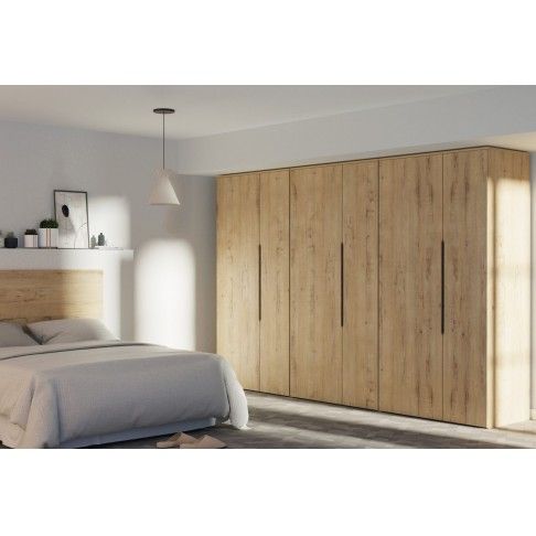 Roupeiro Berlim 200x100x57cm Carvalho Gold