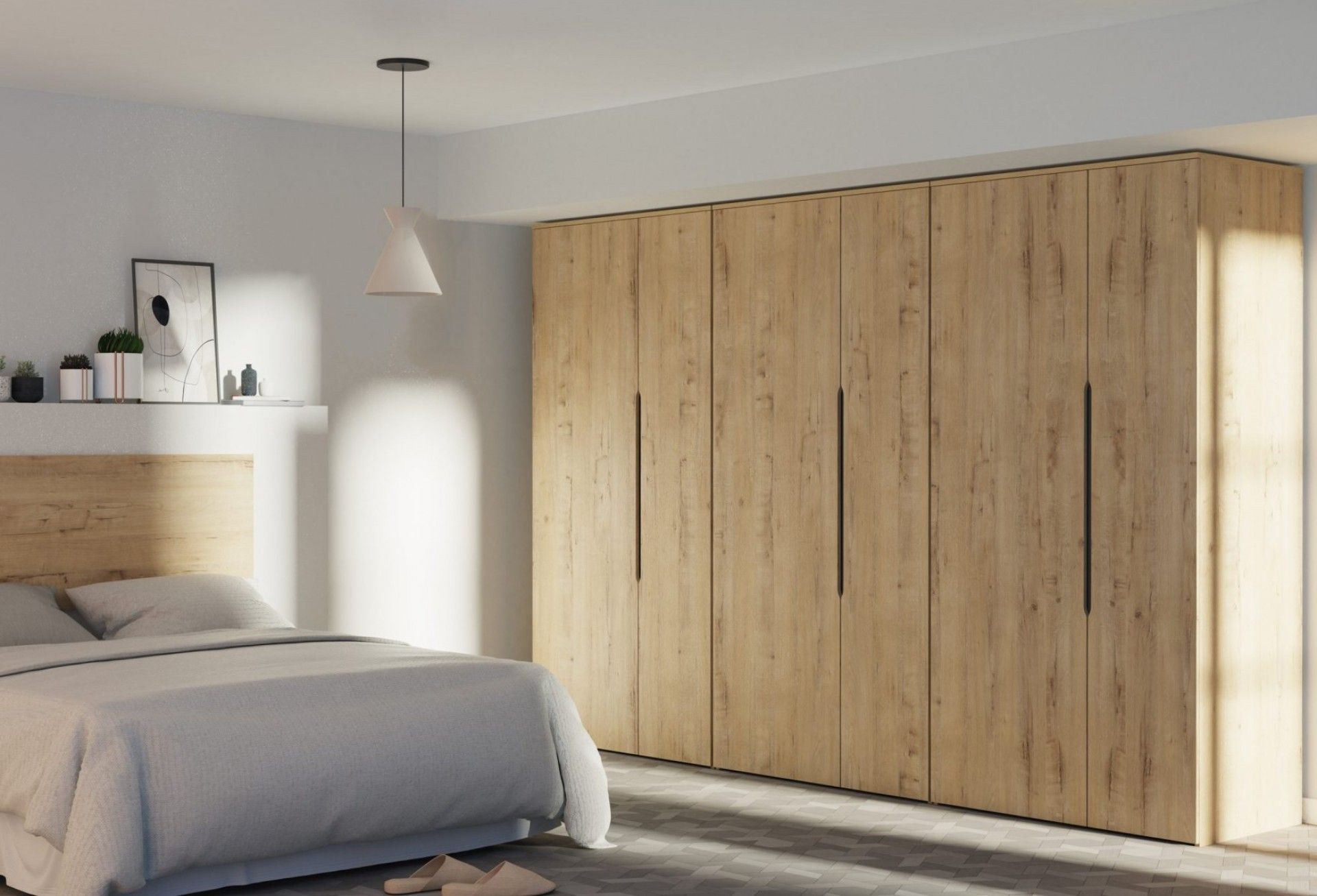 Roupeiro Berlim 200x100x57cm Carvalho Gold