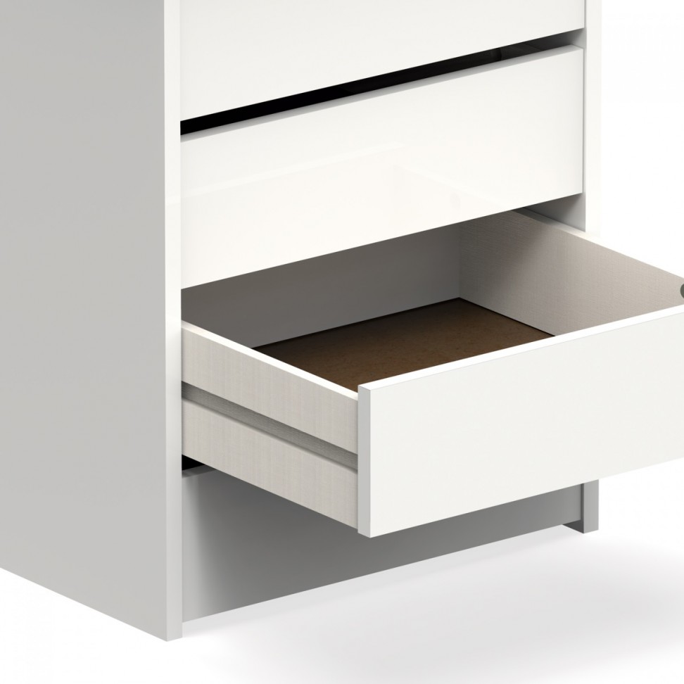 Módulo 4 Gavetas 63,5x46x45cm Branco Módulo 4 Gavetas 63,5x46x45cm Branco