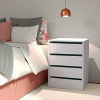 Mdulo 4 Gavetas 63,5x46x45cm Branco