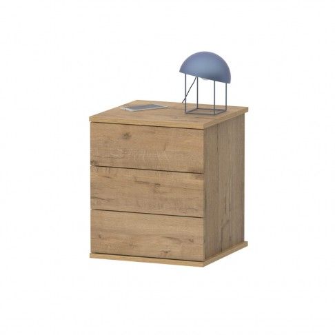 Mesa Cabeceira Berlim 41x48,5x40cm Carvalho Gold Mesa Cabeceira Berlim 41x48,5x40cm Carvalho Gold