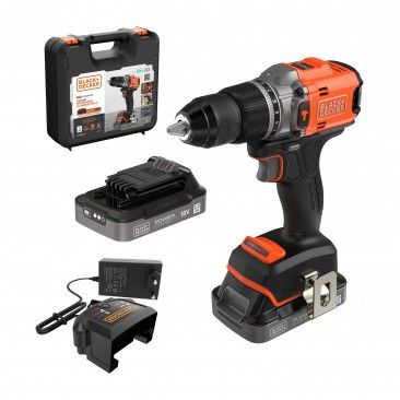 BERBEQUIM IMPACTO BRUSHLESS S/FIO18V 2X2AH B&D