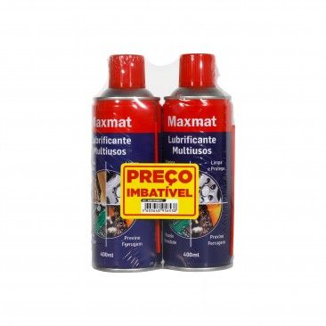 PACK 2 SPRAYS LUBRIFICANTE MULTIUSOS 400ML MAXMAT