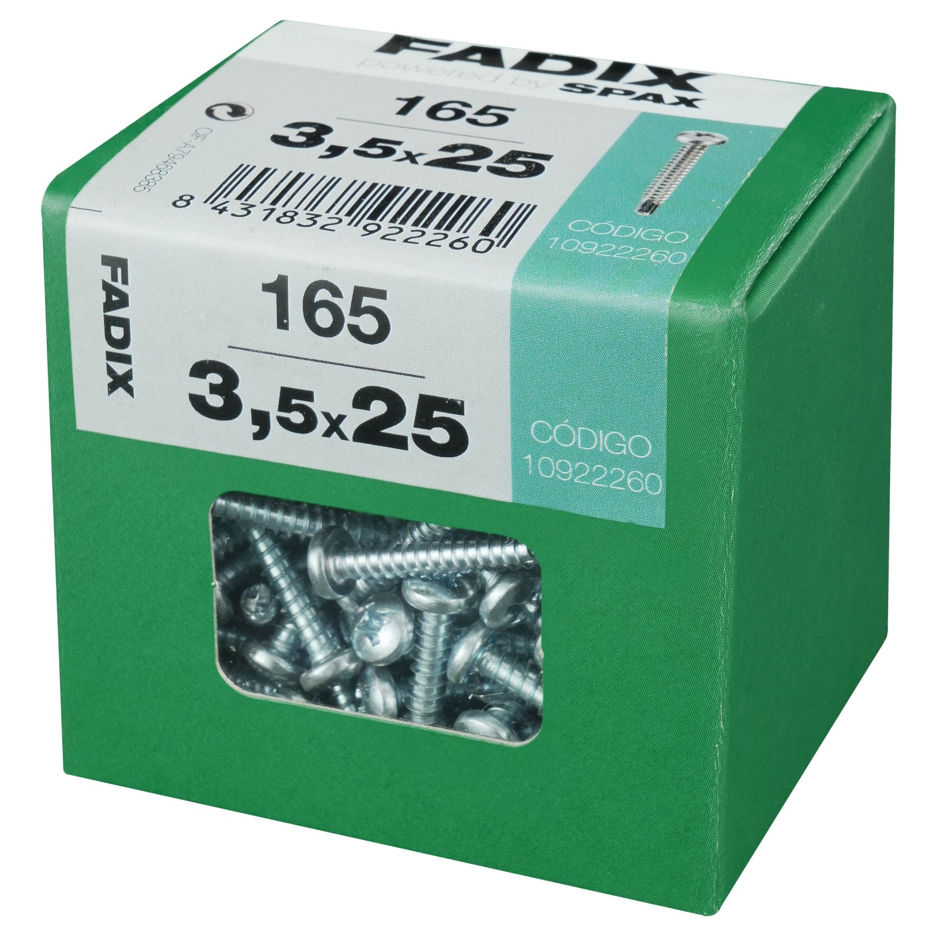 Parafuso Autorroscante Din7504-N 3,5x25 L 165un