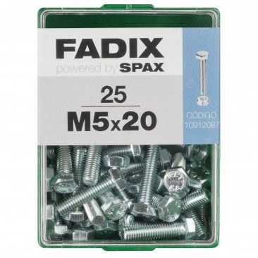 Parafuso Hexagonal+Porca Din933 M5x20mm L 25un