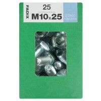 Parafuso Hexagonal+Porca Din933 M10x25mm L 25un Parafuso Hexagonal+Porca Din933 M10x25mm L 25un