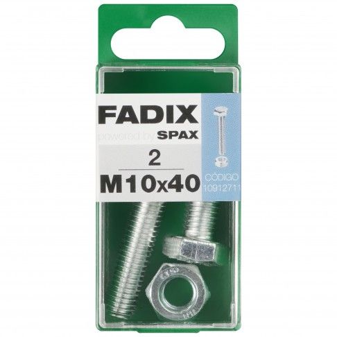 Parafuso Hexagonal+Porca Din933 M10x40 S 2un