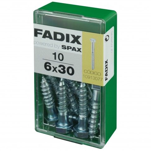 Parafuso Hexagonal Din571 6x30mm S 10un