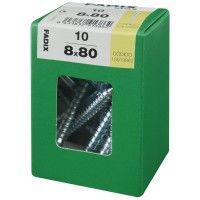 Parafuso Hexagonal Din571 8x80mm L 10un Parafuso Hexagonal Din571 8x80mm L 10un